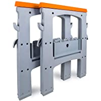 Amazon Basics - Caballete plegable - 408 kg - Pack de 2
